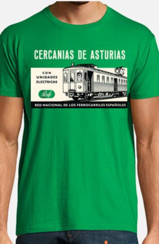 Camiseta Renfe Cercanías de Asturias