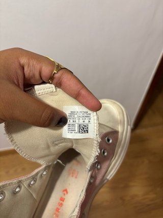 Converse plataforma rosa/beige