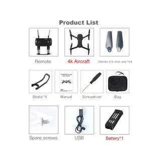 Brother DR1050 Drone cuadricóptero plegable con