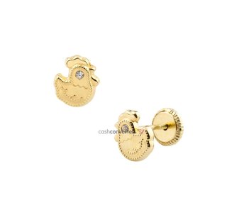 pendientes oro 18k