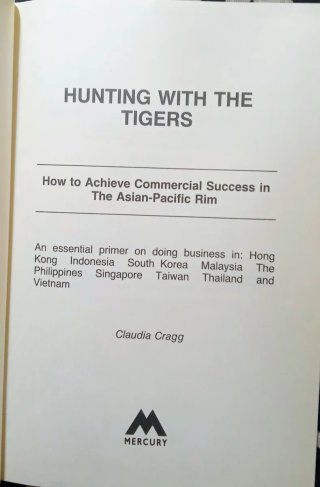 Libro"Hunting with the Tigers"Claudia Cragg (1edi)