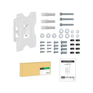 PureMounts soporte TV giratorio inclinable 23-42"