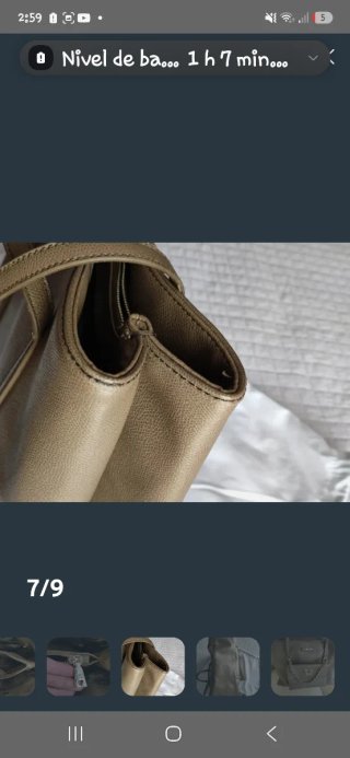 Borsa Moschino Marrone e Oro