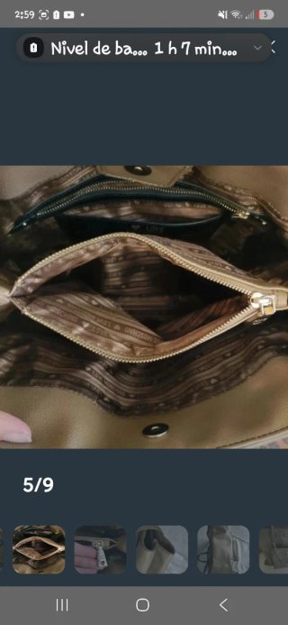 Borsa Moschino Marrone e Oro