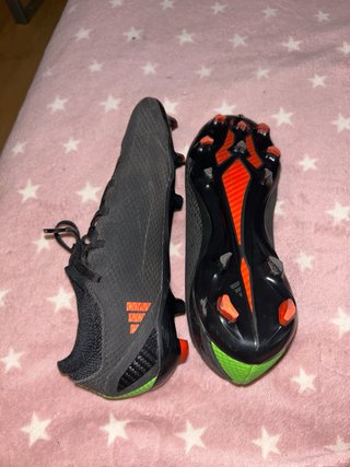 Botas de fútbol Adidas Tacos Negro Naranja