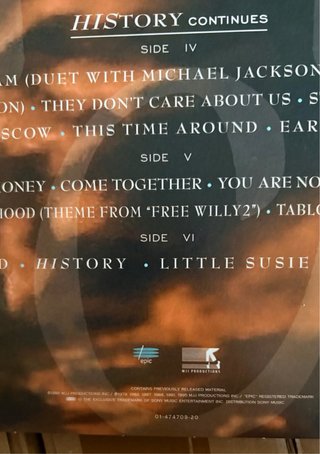 Michael Jackson History 3 LP Set