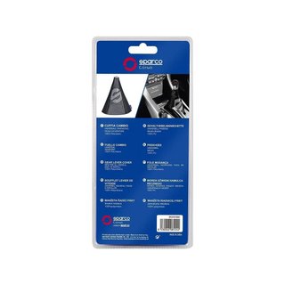 Fuelle para pomo cambio Sparco negro gris