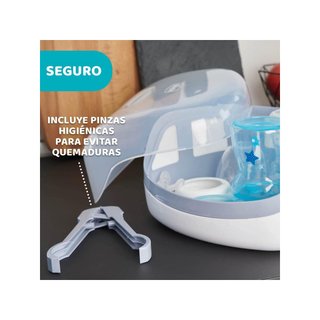 Chicco esterilizador vapor microondas biberones
