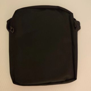 Borsello a tracolla uomo nero in nylon