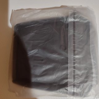 Borsello a tracolla uomo nero in nylon