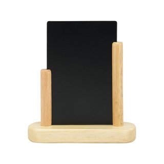 SECURIT Pizarra Mesa Doble Cara Madera