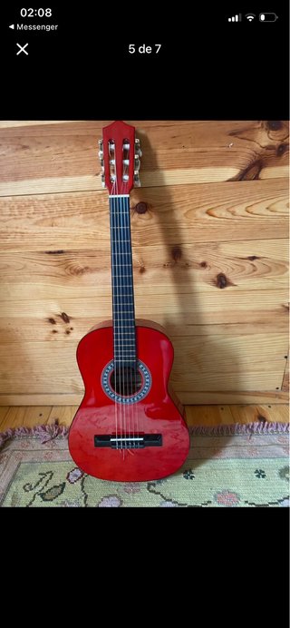 Guitarra 3/4 Vermelha