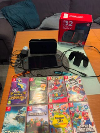 Nintendo Switch 2 con juegos