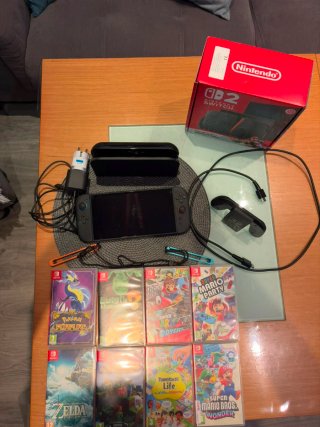 Nintendo Switch 2 con juegos