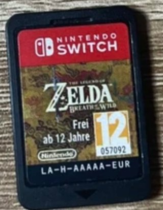 Zelda Breath of the Wild Switch Cartucho
