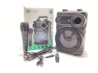 altavoz portatil bluetooth rt altavoz portátil karaoke  7066