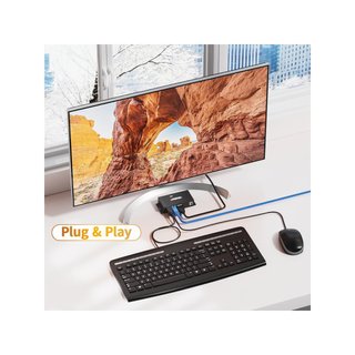 BolAAzuL extensor KVM HDMI USB 1080P