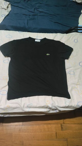 Camiseta Lacoste Negra Talla M