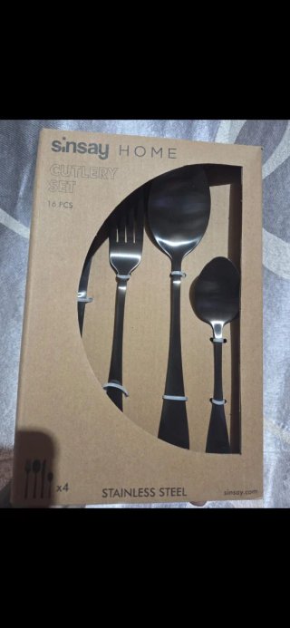 Juego Cubiertos Sinsay 16 Piezas Acero Inox