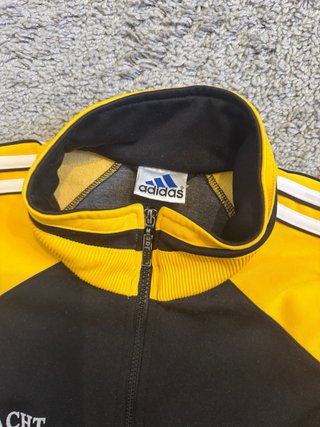 Giacca Adidas Vintage Nero e Giallo