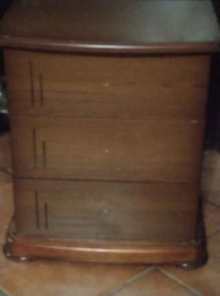 Pareja Mesitas Noche Madera