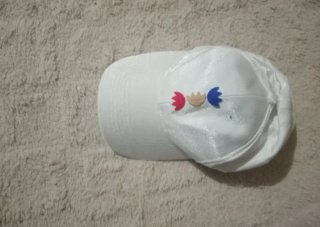 Berretto bianco da donna
