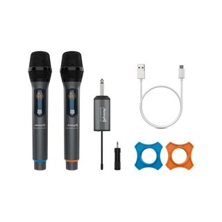 - Audibax Missouri Free Hand Dual UHF micrófono