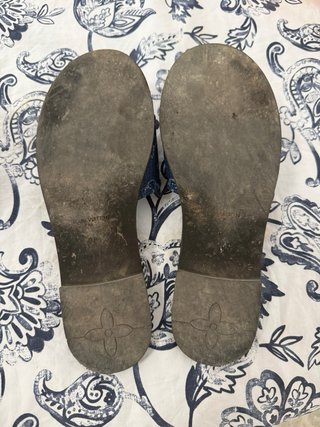 Chanclas Louis Vuitton Denim