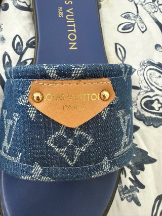 Chanclas Louis Vuitton Denim