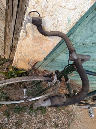 Bicicleta de carretera antigua