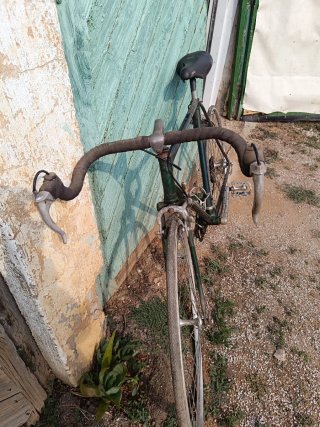 Bicicleta de carretera antigua
