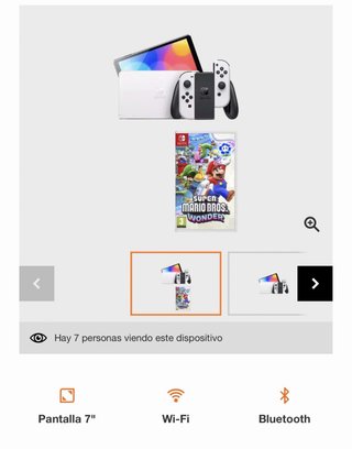 Nintendo Switch OLED + Super Mario Bros. Wonder