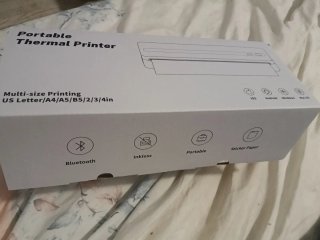 Impresora portátil negra