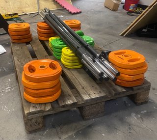Lote Mancuernas y Discos Gimnasio