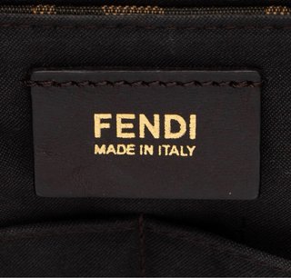 Bolso Fendi Marrón y Dorado
