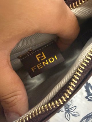 Bolso Fendi Marrón y Dorado