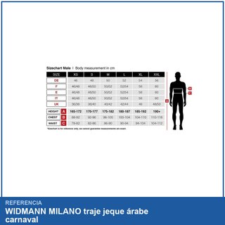 WIDMANN MILANO traje jeque árabe carnaval