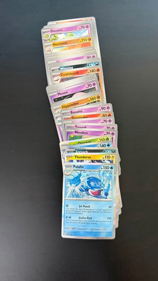 Mazo de cartas Pokémon (+50normal+holo)
