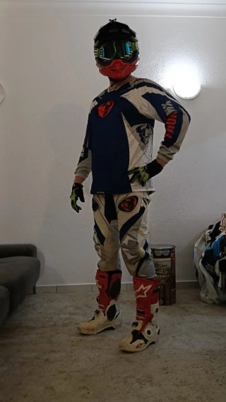 Conjunto Thor Motocross Vintage