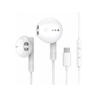 Auriculares USB C con micrófono y cable