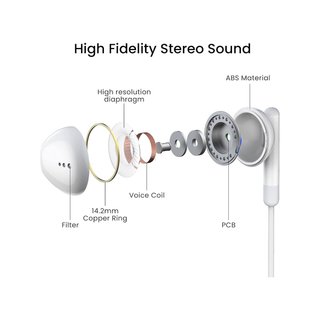 Auriculares USB C con micrófono y cable