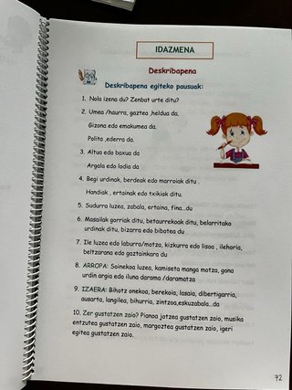 Apuntes euskera de primaria , compendio