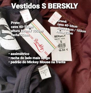 Vestidos lisos Mickey Mouse S BERSKLY - unidade