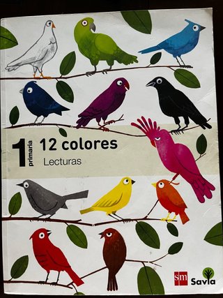 12 colores lecturas, 1 Primaria