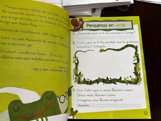 12 colores lecturas, 1 Primaria