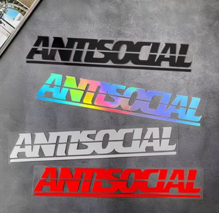 Adesivo ANTISOCIAL 60x10CM