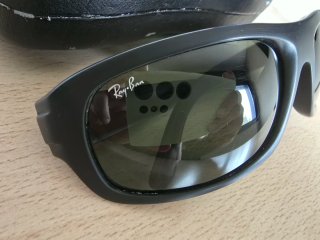 Gafas de sol Ray-Ban negras talla XL