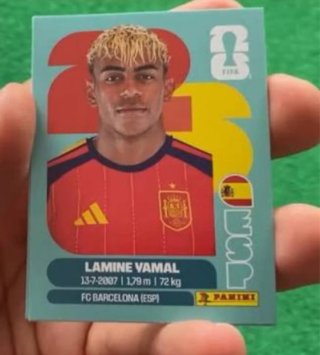 Cromo Lamine Yamal Mundial 2026