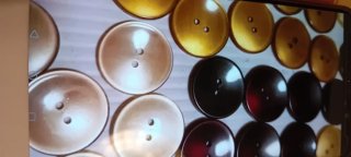 Bottoni vintage anni '60 multicolore