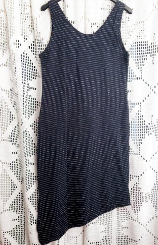 Vestido listrado Mickey S BERSKLY -pequeno defeito